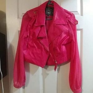 Womens xl faux leather jacket